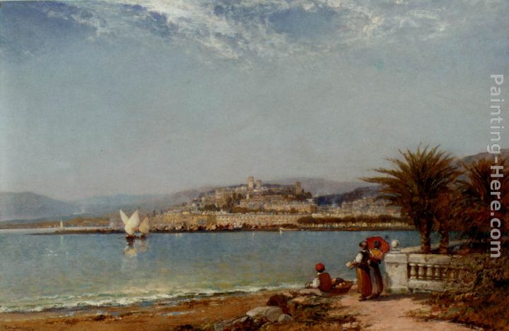 Cannes, in the Riviera painting - Arthur Joseph Meadows Cannes, in the Riviera art painting